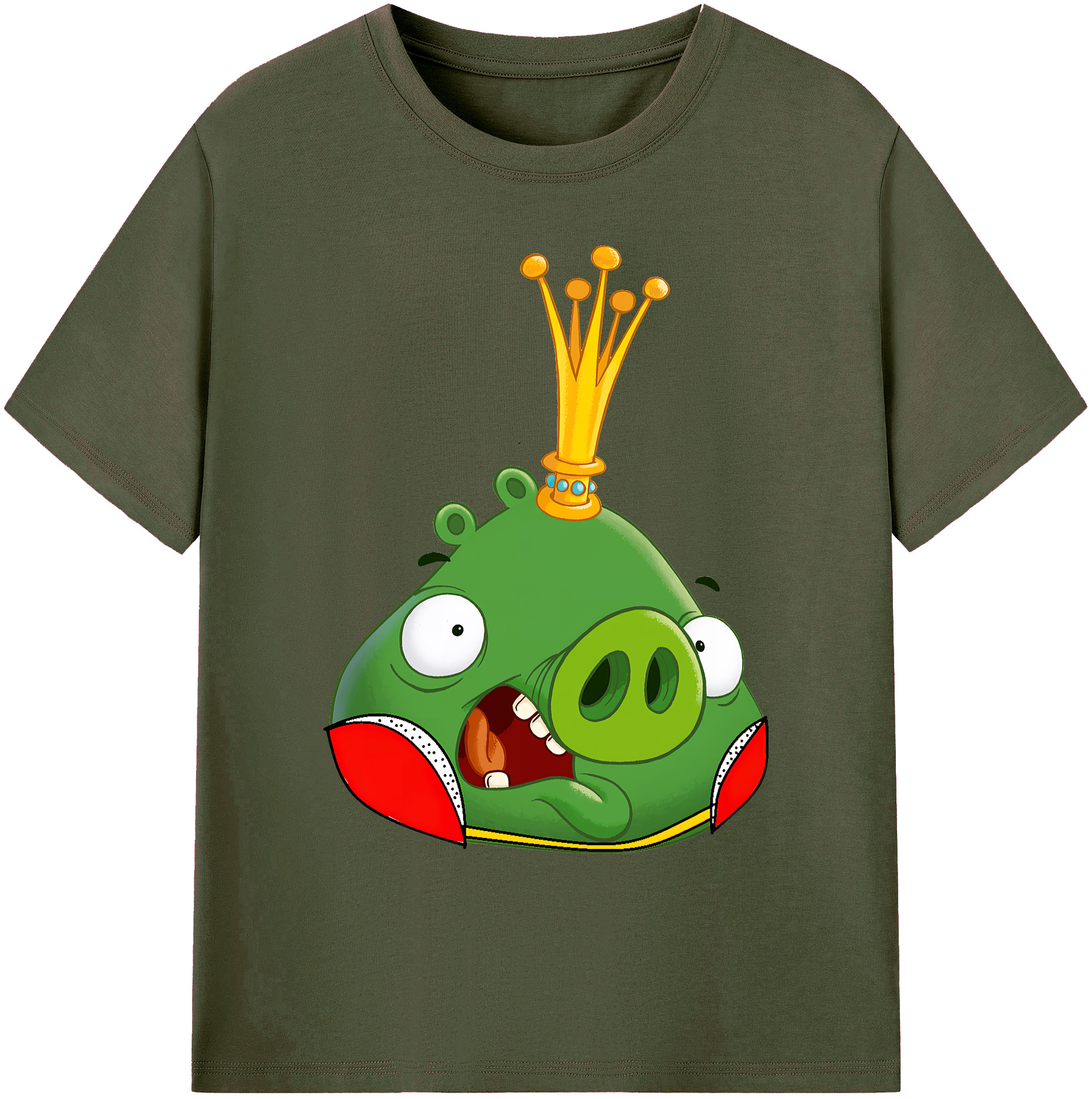 （画像用） Angry Birds アングリーバード 綿100％ メンズ半袖Tシャツ｜肌触りやわらか＆通気性